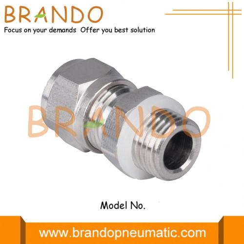 Male Straight Pneumatic Compression Ferrule Tube Fittings