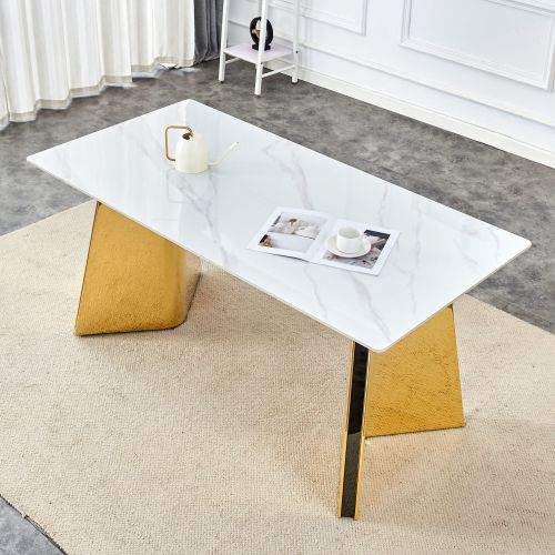 Stainless Steel Dining Table Modern Design