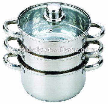 4pcs stainless steel steamer set,China steamer,wholesale steamer