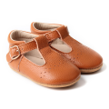 Brogue T-Bar Mary Jane Baby Dress Shoes
