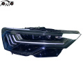 Farol de Matrix para Audi A6 A6L C8