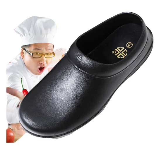 eva material oil slip restaurant shoes for hotel