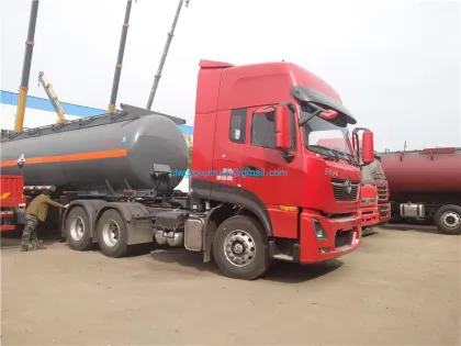 Dongfeng 6x4 tractor to deliver semi trailer