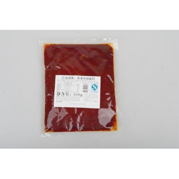 Salsa di pomodoro fondo piatto caldo materiale 500g