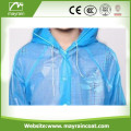 Raincoat Blue Color PE