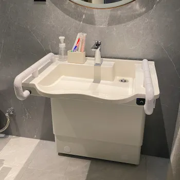 Electric Height Adjustable Bathroom Sink for Wheelchair User