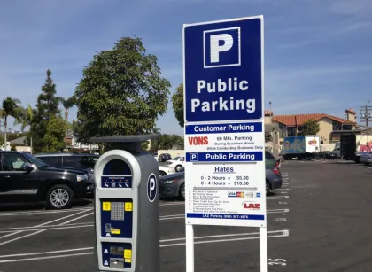 Custom Garage Signs Parking Lot Project