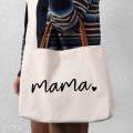 Custom Reusable Printed Pu Strap Canvas Bags