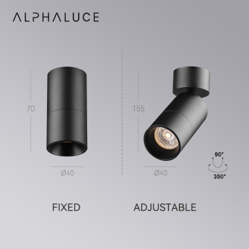 알파 조명 벽 세탁기 LED GU10 스포트라이트 홀더