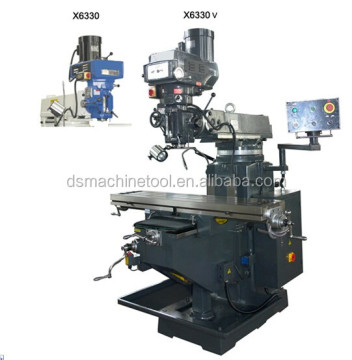 Universal Turret Milling Machine X6330 with Taiwan Milling Head