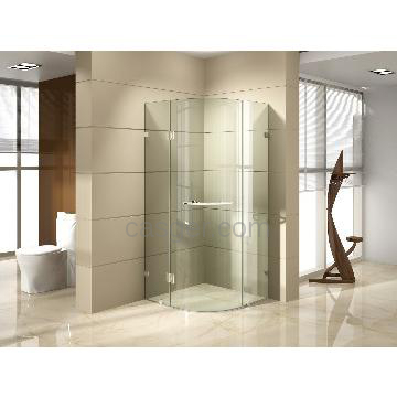 High quality Round Frameless shower enclosures