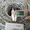 1,65 mm x 1,65 mm thermisch verzinkt prikkeldraad