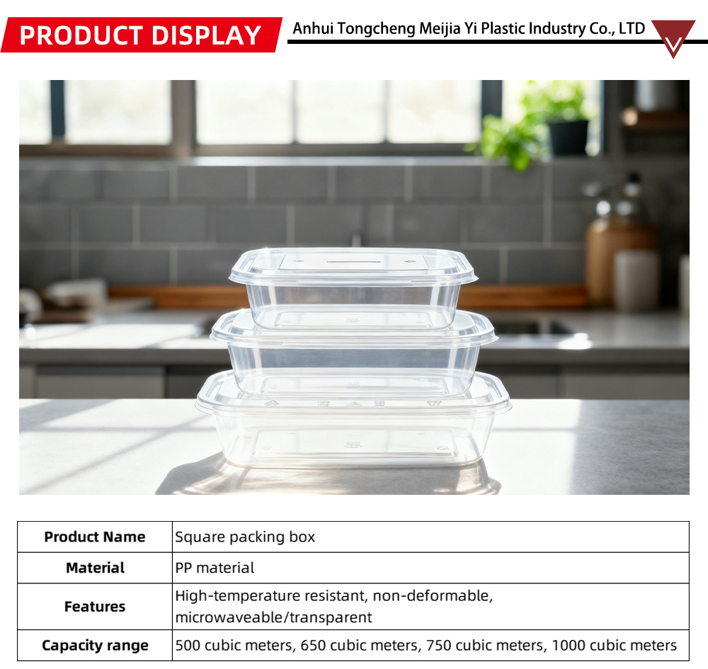 Disposable packaging box-MJY1-2-X