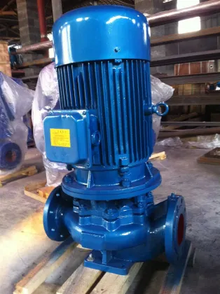 Electric powered vertical turbine clean water pump