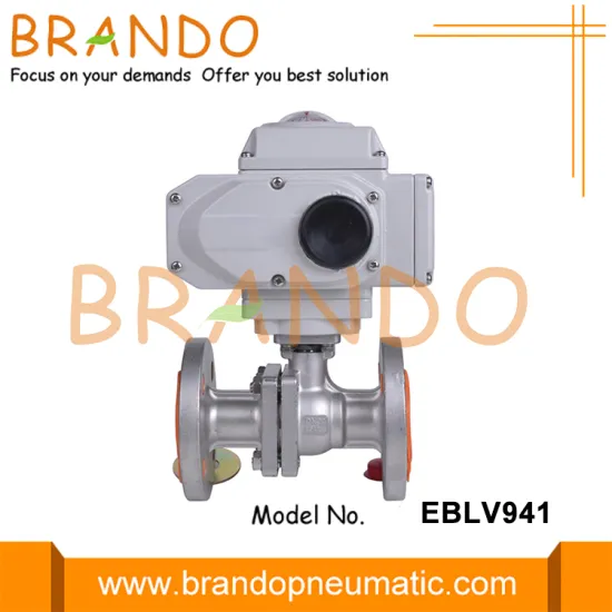 DN25 Stainless Steel Flanged Electric Actuator Ball Valve