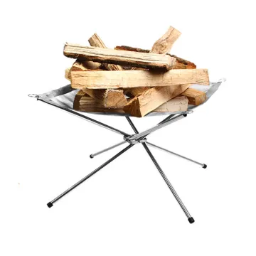 Portable Folding Outdoor Fire Pit - Campfire Convenience
