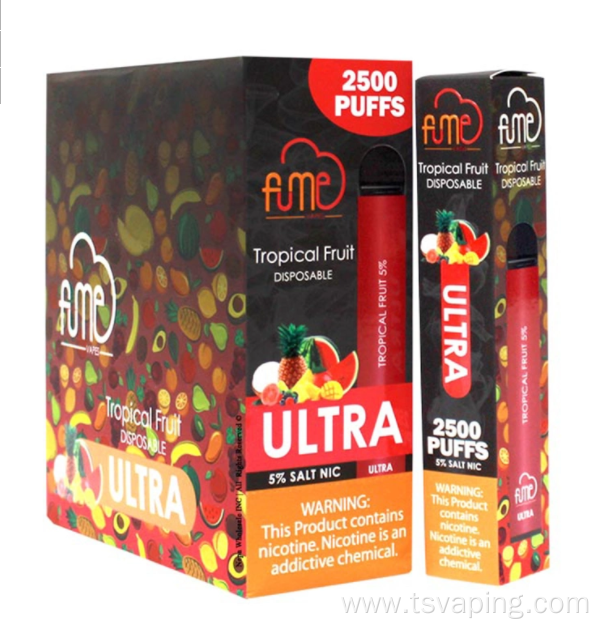 Disposable Vapes Fume Ultra 2500 Puffs Electronic Cigarette