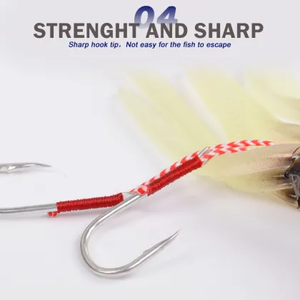 UV Lure Skert Luminous Squid Hook 60g120g150g Octopus Squid Bionic Bait for Sea
