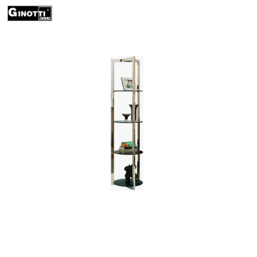 Modern corner bookcase