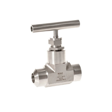 High Pressure Stainless Steel Fuel Butt Weld Metering Valve/Needle Valve - 1/8\