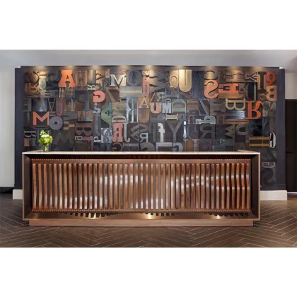 High-Quality Modern Luxury Reception Desks for Hotels - Foshan Manufacturer