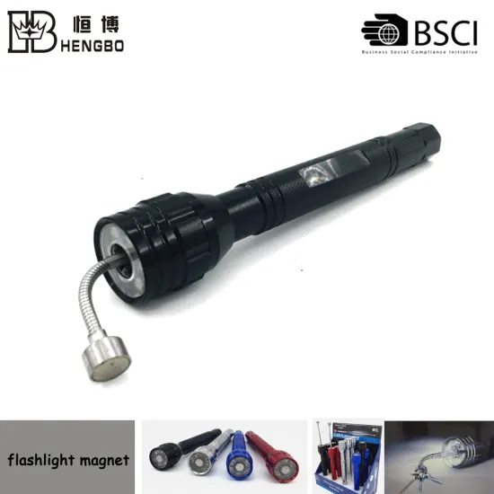 aluminum 6 leds multifunction wholesale flexi flashlight