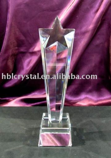 star crystal trophy