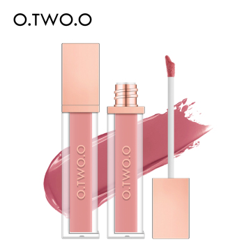 O.TWO.O Original Hot Make-Up Cosmetics Matte Lipstick - 12 High Pigment Waterproof Vegan Liquid Lipstick