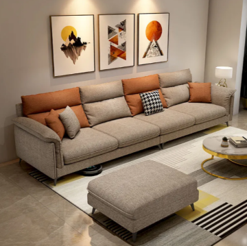 Modern Italian Nordic Style Modular Sofa: Perfect for Small Apartment Living Rooms
