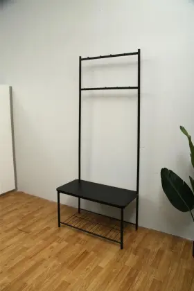 storage coat rack metal rack