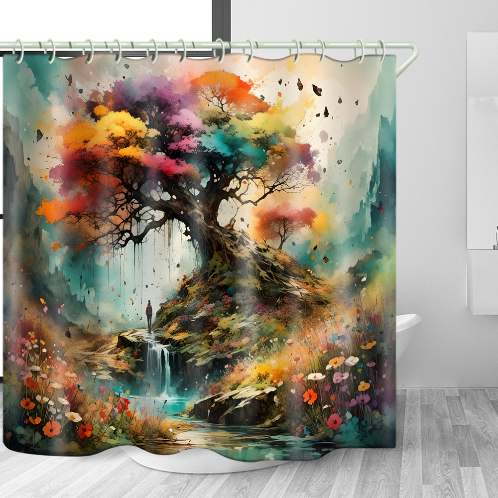 digital printing contemporary shower curtain2024-AUT- (8)-04