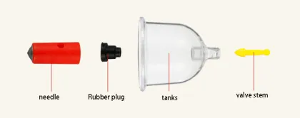 Vacuum cupping Household suction type 12 cans and tank protection of thickening cupping glass