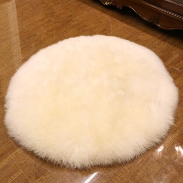 round sheepskin shaggy rug Classic Genuine Sheepskin Fur Rug