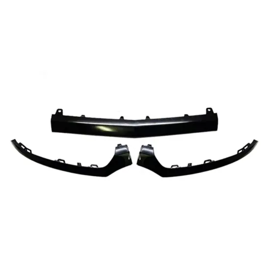 Bumper Lower Lip Black Molding Trim for Mercedes-Benz W205 C-Class 2015-2018