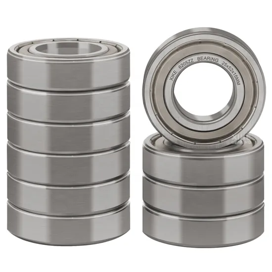 Double Metal Seal 6205ZZ 25x52x15mm Deep Groove Ball Bearing
