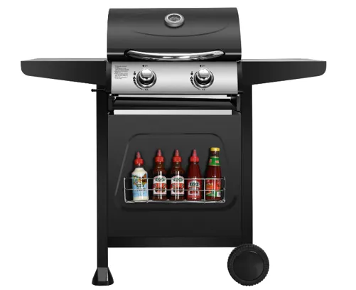 Commercial Gas Grill Bbq Grill With Cabinets Wheels Barbeque Professional Gas Teppanyaki Grill