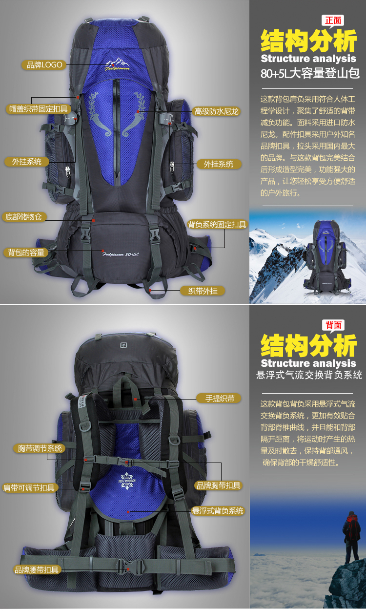 Newest Fashinable High Quality Leisure Backpack