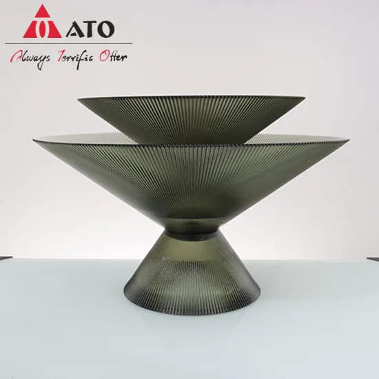 Modern plate Household Glass fruit Bowl Glass Plate