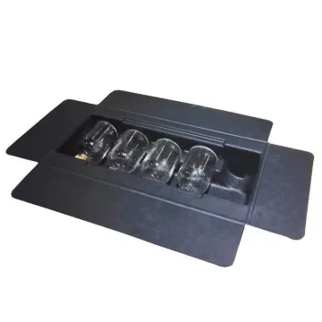 Bagasse Mould Pulp Packaging Tray Sugarcane Packaging Black