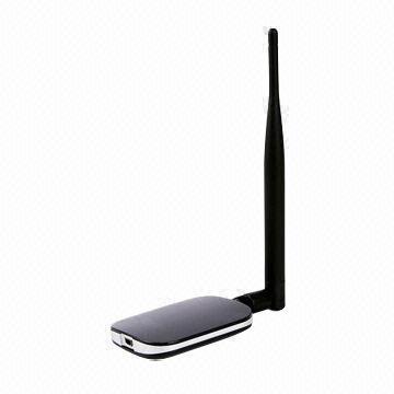 WLAN USB Dongle with 500mW High-output Power, 802.11N High-speed Transfer Rate