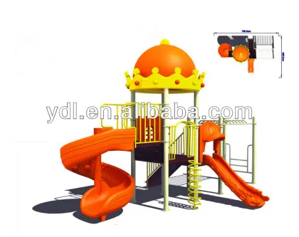 Outdoor Playground Equipment Crown Theme
