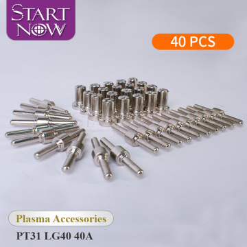 PT31 Plasma Torch Roller Pilot-Bogen-Düsen-Elektroden-Kits für LG-40/Cut40 Plasma-Schweißmaschine