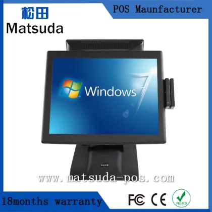 China factory all in one touch screen cashier pos equipment