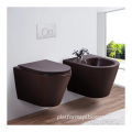 European Luxury Ceramic Bathroom Suites: Modern Wall Hung WC, Bidet & Toilet Sets
