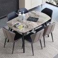 Simple Rock Plate Dining Table