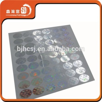 customized holographic printing hologram label