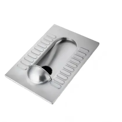 Customizable stainless steel squat toile
