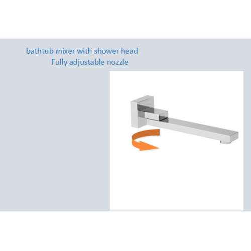 Square Lengthen Shower Spout