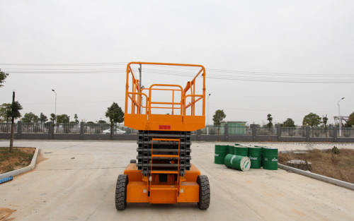 Good quality 14m battery scissor man lift