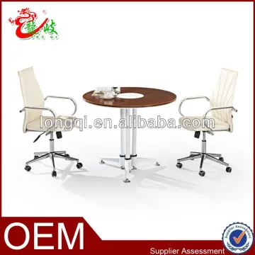 2014 new design elegant metal frame leg meeting table coffee chatting desk design M686